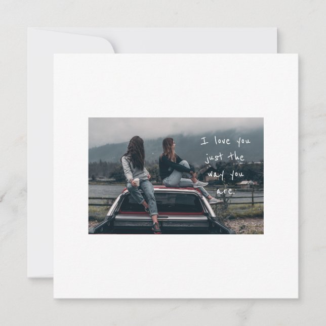 Cartão De Festividades placa namorada (Frente)