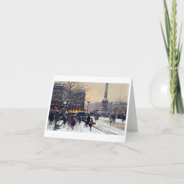 Cartão De Festividades placa natal vintage (Frente)