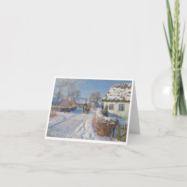 Cartão De Festividades placa natal vintage (Frente)