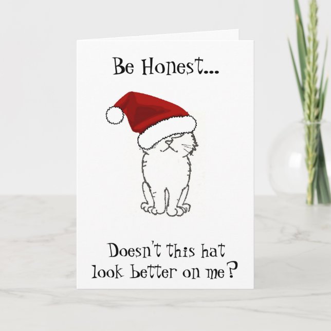 Cartão De Festividades Placa para pinças de papais noeis (Frente)