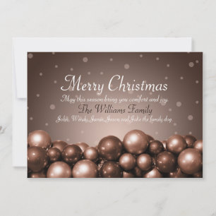 Cartão De Festividades Placa plana para ornamentos de tonalidades Sépia
