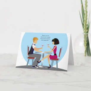 Cartão De Festividades Placa Poem Humorística do namorados