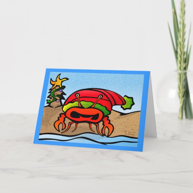 Cartão De Festividades Placa Sandy Cights (Frente)