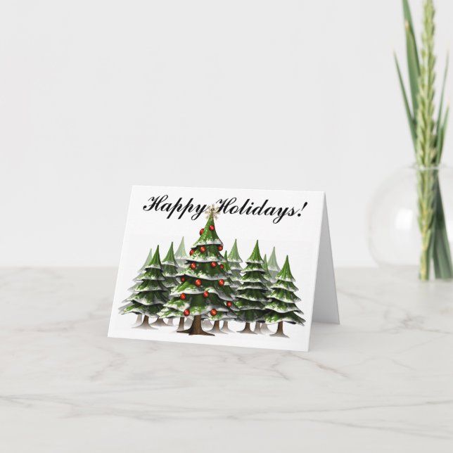 Cartão De Festividades Placa Wonderland de inverno (Frente)