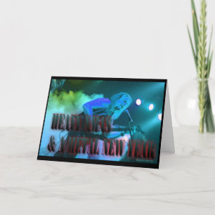 CARTÃO DE FESTIVIDADES PLACA XMAS METÁLICA PESADA DA ROY STONE