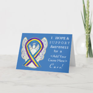 Cartão De Festividades Placas Angel Personalizadas de Sensibilização para