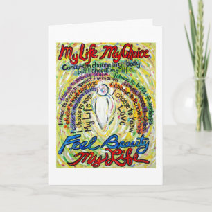 Cartão De Festividades Placas de saudação personalizadas Cancer Poem Wh