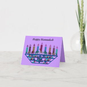 Cartão De Festividades Placas Elefante Star Menorah