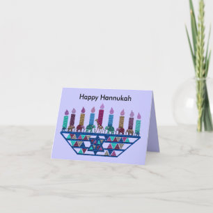 Cartão De Festividades Placas Elefante Star Menorah