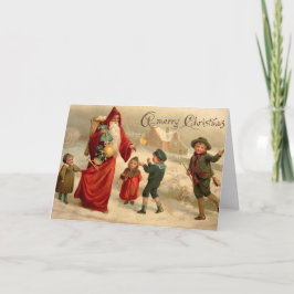 Cartão De Festividades Placas natais vintages
