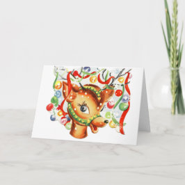 Cartão De Festividades Placas natais vintages