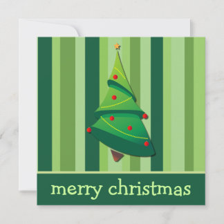 Cartão De Festividades Placas planas de árvores de Natal Whimsso