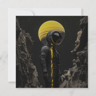 Cartão De Festividades Planeta Estranho