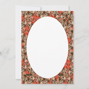 Cartão De Festividades Plantas tropicais motif arredondadas design