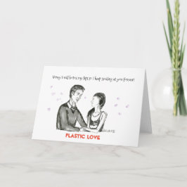 Cartão De Festividades Plastic Love Card