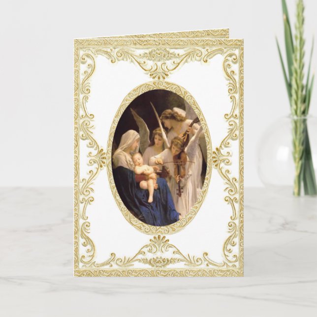 Cartão De Festividades Playing For Jesus (Frente)