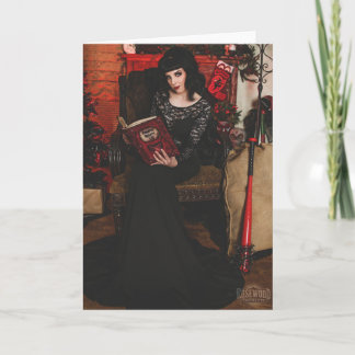 Cartão De Festividades PNW Krampus Folded Holiday Card