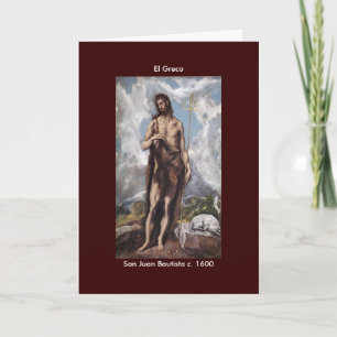 Cartão De Festividades Poder El Greco - personalizado