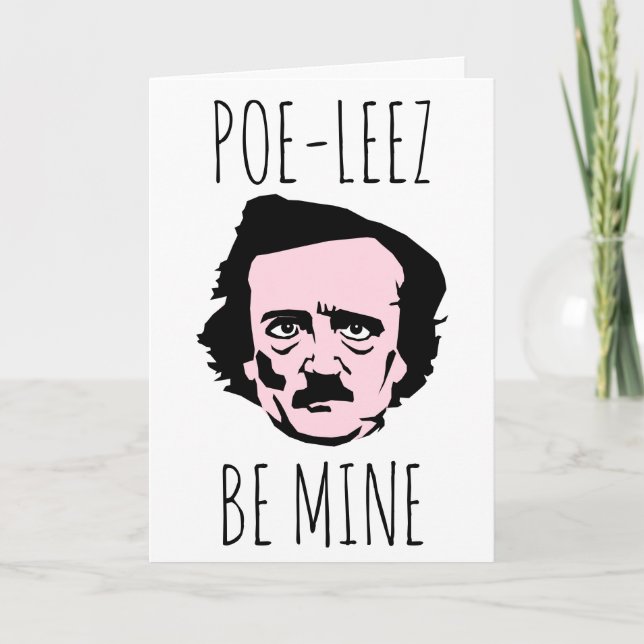 Cartão De Festividades Poe Leez Be Mine Namorados (Frente)