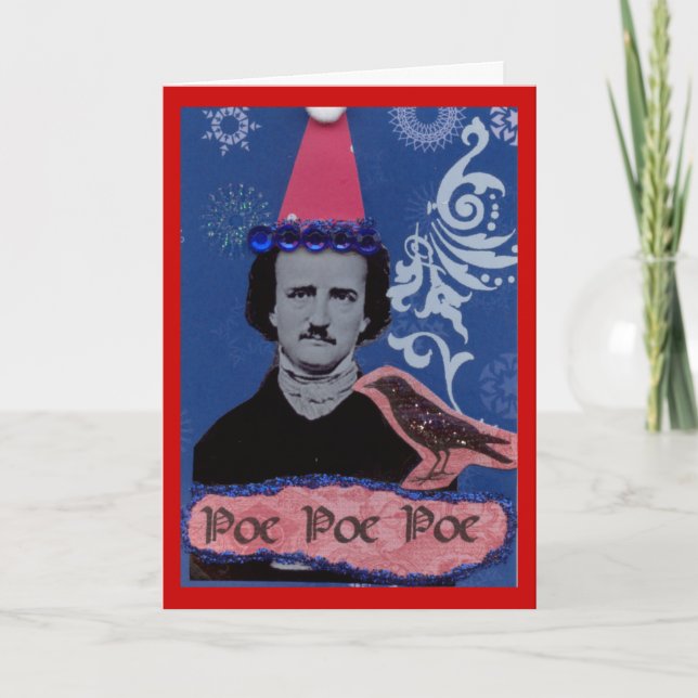 Cartão De Festividades Poe Poe Poe (Frente)