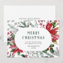 Poinsétia Festiva Natalino Foto de Visco