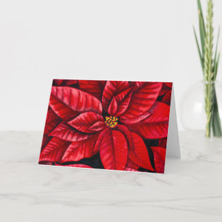 Cartão De Festividades Poinsettia Holiday Card