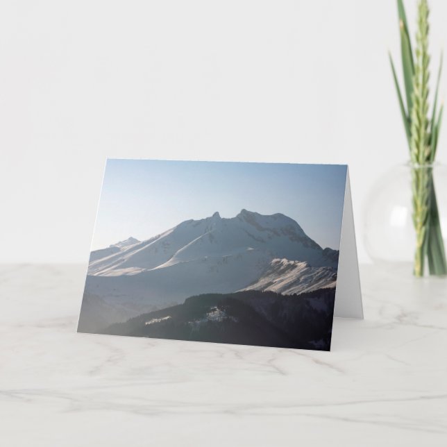 Cartão De Festividades Pointe Percee Morzin França (Frente)