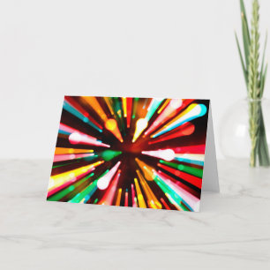 Cartão De Festividades Points  Of Lights