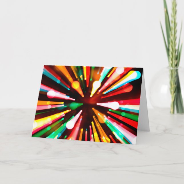 Cartão De Festividades Points  Of Lights (Frente)