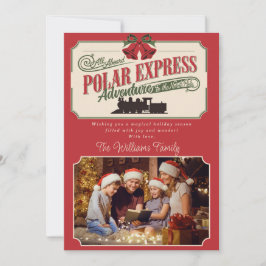Cartão De Festividades Polar Express Train Adventure Believe In Christmas