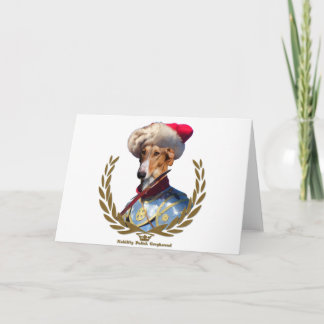Cartão De Festividades Polish Greyhound-Chart Polski Greeting Card Gift