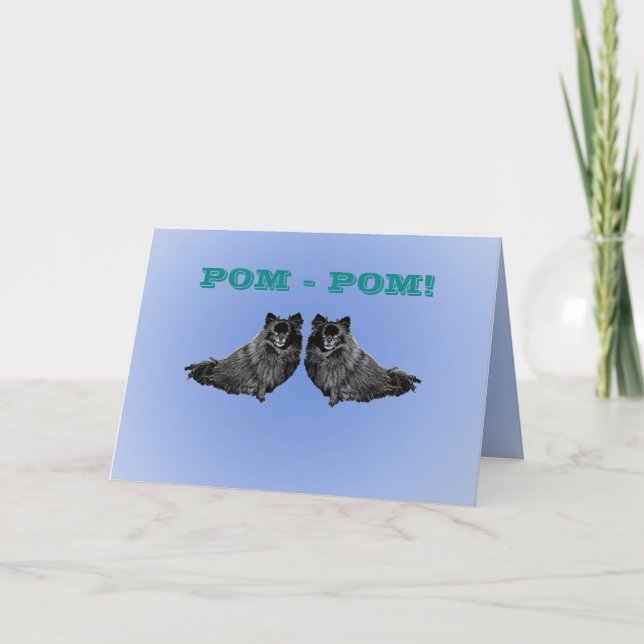 CARTÃO DE FESTIVIDADES POM - POM (Frente)