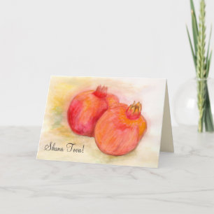 Cartão De Festividades Pomegranates - Rosh Hashana Greeting Card