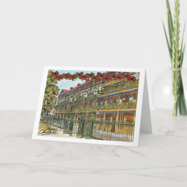 Cartão De Festividades Pontalba Christmas (Frente)