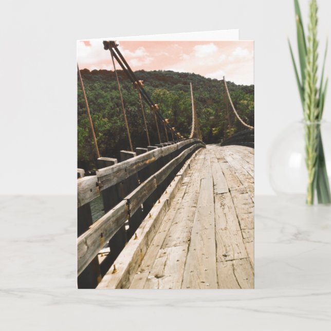 Cartão De Festividades ponte castor (Frente)