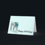 Cartão De Festividades Ponte de Brooklyn Natal Hanukkah NYC Férias<br><div class="desc">Os cartões apresentam uma ilustração original de marcador de um ponto turístico de Nova York, a Ponte de Brooklyn, "vestida" para a temporada de festas. Perfeito para Hanukkah ou Natal! Esta ilustração de Chanukah também está disponível em outros produtos. Não vê o que você está procurando? Precisa de ajuda com...</div>