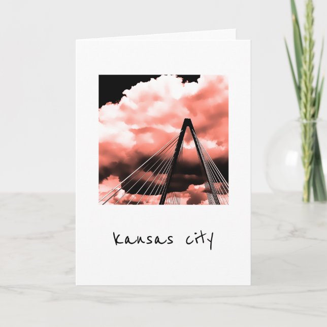 Cartão De Festividades ponte de pedra (Frente)