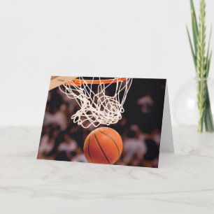 Cartão De Festividades Pontuação de Basquete