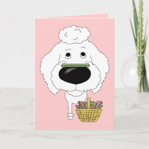 Cartão De Festividades Poodle - Páscoa Bone Hunt, Alguém?