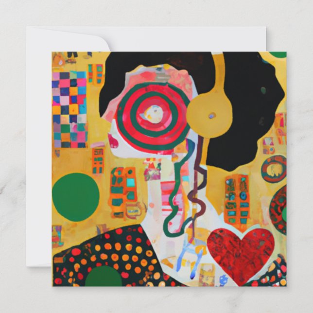 Cartão De Festividades Pop Music (Frente)