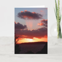 Pôr do sol sobre a Baía de St Aubin em Jersey