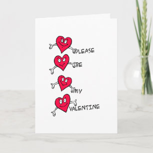 Cartão De Festividades Por Favor, Seja Meu Namorados