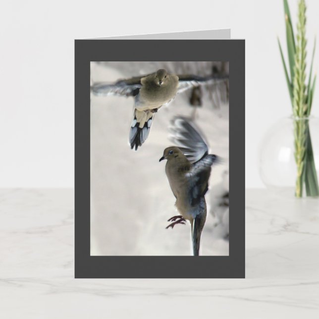 Cartão De Festividades Porta de luto (Frente)