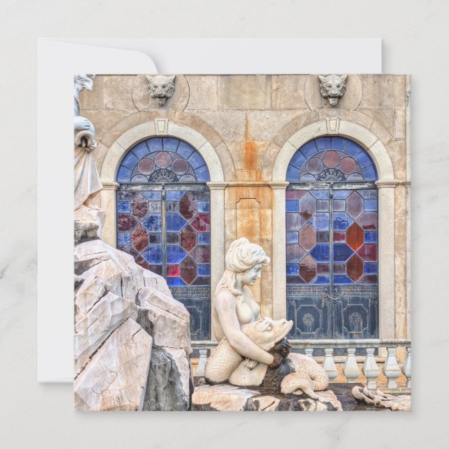 Cartão De Festividades Porta do Palácio de Portugal (Frente)