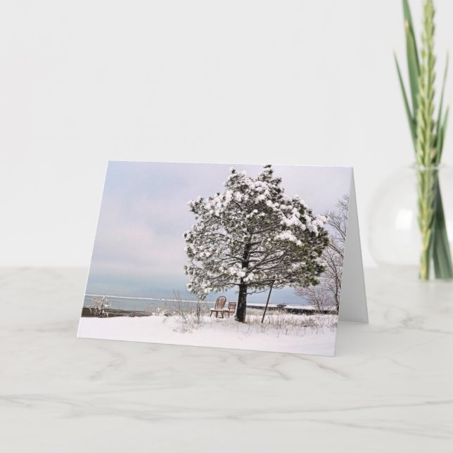 Cartão De Festividades Porto de Plymouth (Frente)