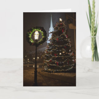 Cartão De Festividades Portsmouth NH Christmas