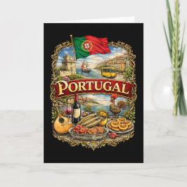 Cartão De Festividades Portugal