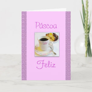 Cartão De Festividades Portuguese: Folar de Páscoa / Easter cake
