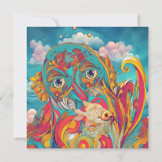 Cartão De Festividades Poseidon (Frente)