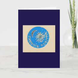 Cartão De Festividades Positive Energy for the New Year